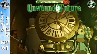 Let's Play Professor Layton and the Unwound Future Part 1 [M] Professor Layton 3 (Blind)