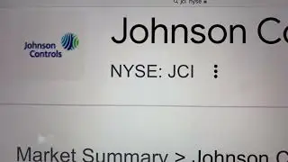 🔴 Johnson Controls International JCI Stock Trading Facts 🔴
