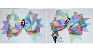 How to make a Double Layer Boutique Bow, How to make ribbon hair bows, Layered Boutique Bow Tutorial