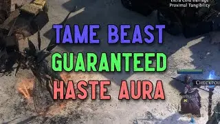 [POE2, 0.3] (Nerfed) New Way to Grind. Tame Beast. Haste Aura. Companion. (Fleshpierce)