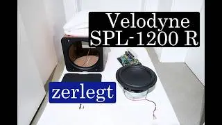 Velodyne SPL-1200R Subwoofer - zerlegt - disassembled