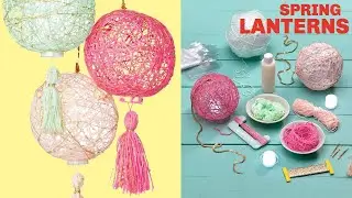 DIY CRAFTIVITY Super String Lanterns Kit - Simple Summer Craft Activity