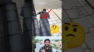 #super #roof #cement #sheet #filling #concrete #viral #shorts