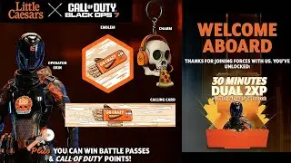 Как разблокировать все новые награды Little Caesars x Black Ops 7