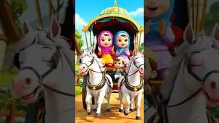 Hasbi Rabbi 🌸 Kids Ride in Horse Cart 🐎 #HasbiRabbi #IslamicKids #JoyfulRide