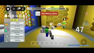 My uhh baldi plays bee swarm simulator 