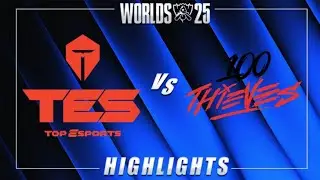 TOP Esports vs 100 Thieves | S15 Worlds 2025 Swiss Stage Highlights | League of Legends