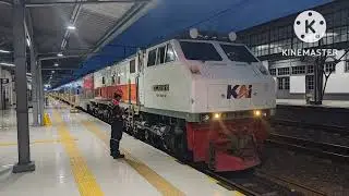 Jakarta - Cilacap | KA Sawunggalih - KA Wijayakusuma | Melihat Suasana Malam lintas Jakarta - Kroya