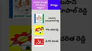 Candidates contesting for assembly in Panyam 2024 In Telugu#shorts