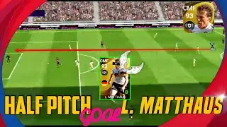 HALF PITCH GOAL BY MATHAUS😱🔥UNDERATED CARD🔥 #shorts #pesshorts #pes21 #iconic #mathaus #viral