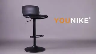 YOUNIKE Modern Adjustable Swivel Bar Stools 1909