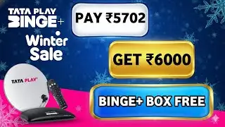 Tata Play Binge Plus Settop Box | Tata Play 4K Android Smart Set Top Box | Tata Sky Connection Offer