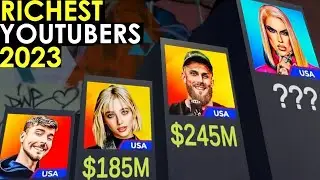 Richest Youtuber 2023 | 3D Comparison