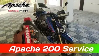 Apache 200 4v service | Apache service at home | full detail video | #bikeservice