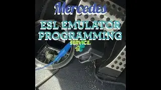 Mercedes C300 W204 ESL Emulator Programming. Failed steering lock? Get it fixed!