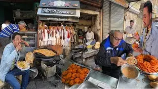 Veggie Brothers Food Tour |Barmer Famous Street Food | indian street food|Daal pakwan barmer kachori