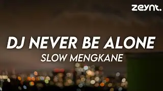 DJ NEVER BE ALONE SLOW MENGKANE
