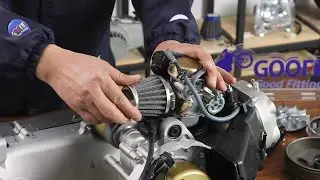 Easy 42mm Air Filter Install &ndash; Fits GY6 engines & engines 125cc-250cc ATV, Dirt Bike, Scooter