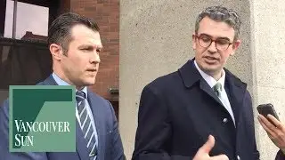 Josh Boden's lawyers outside Vancouver Provincial Court (Nov. 5, 2018) | Vancouver Sun