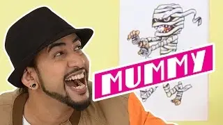 Mad Stuff with Rob - How to draw a Mummy | DIY Drawing for children