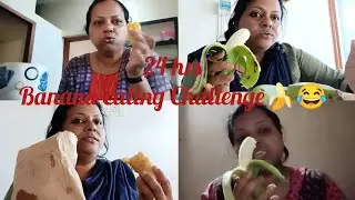 | 24 hrs Banana Eating Challenge🍌😂| Eating Challenge| Challenge | Funnyvideo |Sindu's Dream _world |