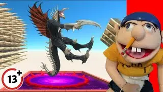 Jeffy Reacts to HAMMER & SPIKES vs PORTALS in Animal Revolt Battle Simulator!