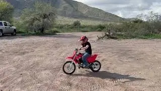 2026 Honda CRF110F First Time EVER Riding a Dirt Bike! #dirtbike  #honda  #motocross