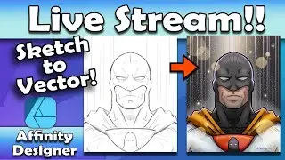 Full Vector Inks and Color Process in Affinity Designer -Twitch Stream 4 9 24 VOD