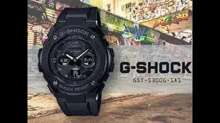 Casio G-Shock GST-W300G-1A1ER обзор video