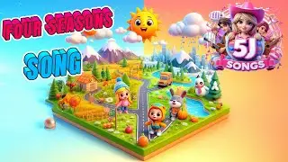 Seasons Song 2024 | Learning Seasons with Nursery Rhymes + Kids Songs | 5J Songs