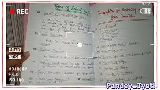 TIME-TABLE FILE || B.Ed || @Pandey_Jyoti  #assignment #timetable #education #timemanagement #video