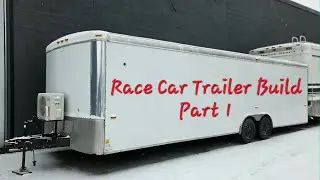 RACE Car Trailer Build - Part 1 PLUS Shop Content