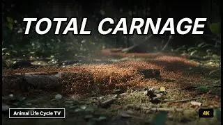 Army Ant Swarm Moving - Shocking Secrets of the Hunt