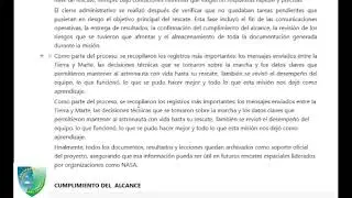 Gesti&oacute;n de Proyectos: Fase  Cierre aplicada a El Rescate a Marte