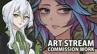 ✦ ART STREAM ✦ working on a commission