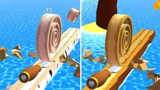 Spiral Roll game All levels Mobile  walkthrough New game