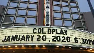 Coldplay Concert LA Jail Reform Benefit Hollywood Palladium 1-20-2020 LA CA USA