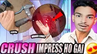 Cycle Mein Ase Lagate Hain Break Light | Home Made Cycle Brake Light | cycle back light