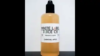 White label Juice Co./ Carnival Apple/ review by the Dude