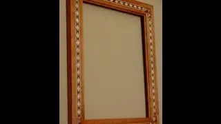 Make a Picture Frame with Diamond Inlay Banding - Pt 2