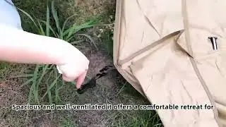 Hot Tent with Stove Jack Onefires Large Teepee Tent for Outdoor Camping with Stove Jack