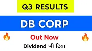 DB Corp Q3 Results | DB Corp Results | Db Corp Share Latest News | DB Corp Dividend