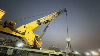 Heavy weight lifting 60 Ton crane _mountain crane #crane #cranework
