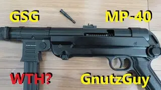 GSG MP-40 9mm, flying cocking handle issue & bolt disassembly. *