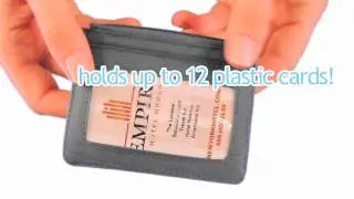Wallet Video: Mini Skinny Card Holder with Zipper by Big Skinny