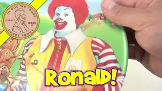 Vintage McDonald's Happy Meal Collector Plates Hamburger University & The McNugget Band