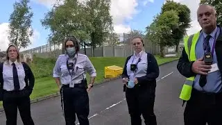 Dungavel Immigration Staff Come Out In Full Force!!!
