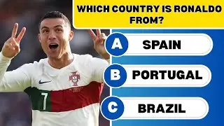 99% ПРОВАЛИВАЮТ этот тест о Криштиану Роналду 😮⚽ Самое сложное испытание CR7!