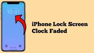 Как исправить затухание времени на экране блокировки iPhone после обновления iOS?