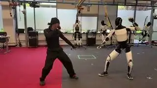 Tesla Kung Fu Optimus Shared by Elon Musk video of learning NEW VIDEO⚡️#elonmusk #tesla #optimus